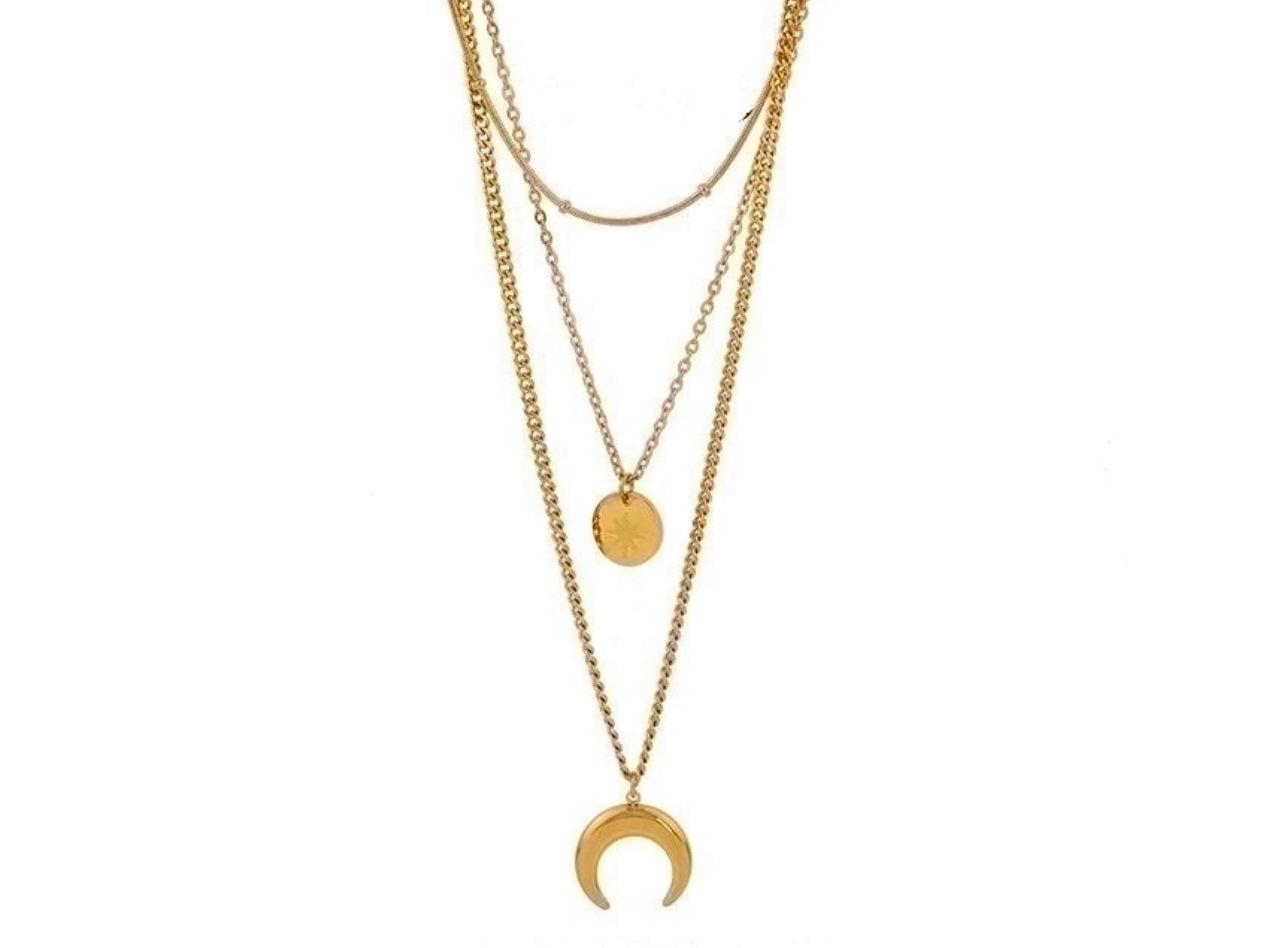 Moonbeam Layered Necklace